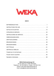 Weka DKS15 Betriebsanleitung