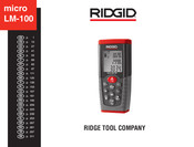RIDGID Micro LM-100 Bedienungsanleitung