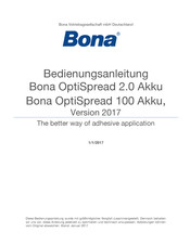 Bona OptiSpread 2.0 Bedienungsanleitung