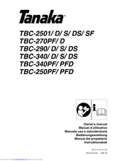 Tanaka TBC-2501S Bedienungsanleitung