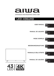Aiwa LED-436UHD Bedienungsanleitung