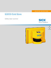 SICK S3000 Cold Store Montageanleitung
