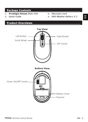 Prestigio PMSOW06 Serie Schnellanleitung