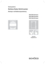 Schüco SGI 33k-02 Home Montage- Und Bedienungsanleitung