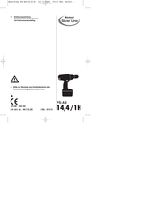 EINHELL PROFI Silver Line PS-AS 14,4/1H Bedienungsanleitung