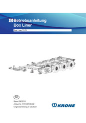 Krone Box Liner TU70 Betriebsanleitung