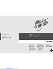 Bosch GEX 125 AC Professional Originalbetriebsanleitung