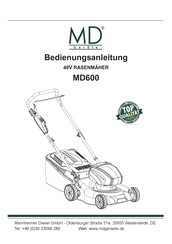 MD MD600 Bedienungsanleitung
