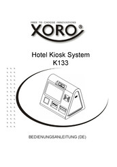 Xoro Hotel Kiosk System K133 Bedienungsanleitung