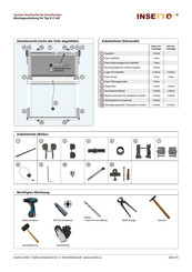 Insetto StarlineFix V-F-AD Montageanleitung