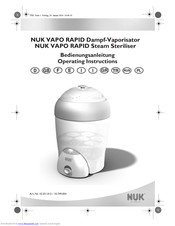 NUK VAPO RAPID Bedienungsanleitung