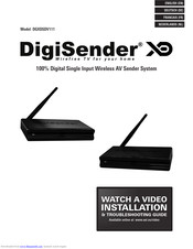 DigiSender XD DGXDSDV111 Bedienungsanleitung