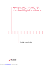 Keysight U1272A Schnellstart Handbuch
