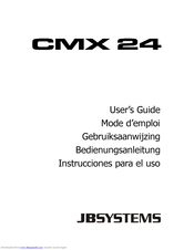 JB Systems CMX-24 Bedienungsanleitung