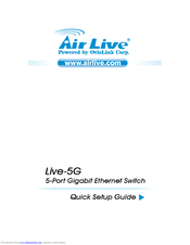 Air Live Live-5G Schnellstartanleitung