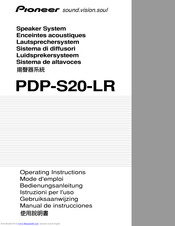 Pioneer PDP-S20-LR Bedienungsanleitung