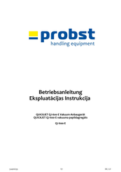 probst QUICKJET QJ-600-E Betriebsanleitung