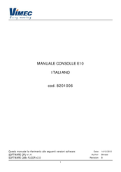 vimec E10 Handbuch