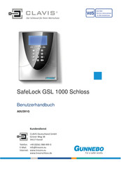 Clavis Gunnebo SafeLock GSL 1000 Benutzerhandbuch