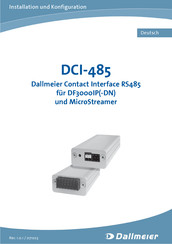dallmeier DCI-485 Installation Und Konfiguration