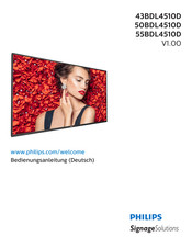 Philips 50BDL4510D Bedienungsanleitung