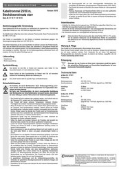 Conrad 61 18 11 Bedienungsanleitung
