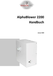 RadonTec AlphaBlower 2200 Handbuch