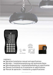 LED's light Pro 2400340-1 Betriebs- / Installationsanleitung Und Technische Daten
