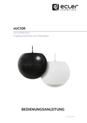 Ecler eUC106 Bedienungsanleitung