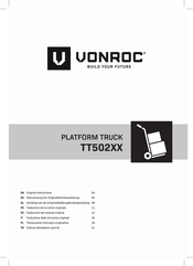 VONROC TT502XX Bersetzung Der Originalbetriebsanleitung