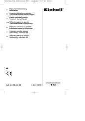 EINHELL 9-13 Originalbetriebsanleitung