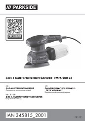 Parkside PMFS 200 C3 Originalbetriebsanleitung