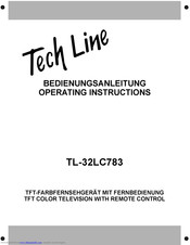 Tech Line TL-32LC783 Bedienungsanleitung