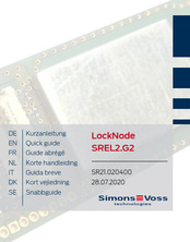 SimonsVoss LockNode SREL2.G2 Kurzanleitung