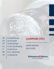 SimonsVoss LockNode Z4 Kurzanleitung