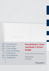 SimonsVoss GatewayNode 2 Kurzanleitung