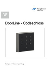 Telegärtner DoorLine Montage- Und Bedienungsanleitung