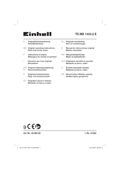 EINHELL TC-MX 1400-2 E Originalbetriebsanleitung