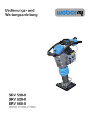 Weber mt SRV 620-II Bedienungs- Und Wartungsanleitung