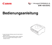 Canon imageFORMULA DR-6030C Bedienungsanleitung