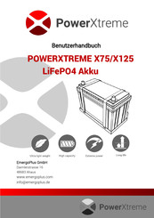 EmergoPlus PowerXtreme X125 Benutzerhandbuch