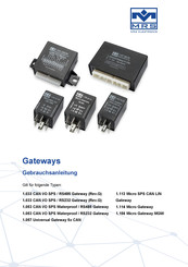 MRS 1.156 Micro Gateway MGW Gebrauchsanleitung