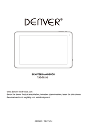 Denver TAQ-70292 Benutzerhandbuch