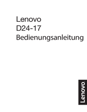 Lenovo 62A0-KAR1-WW Bedienungsanleitung