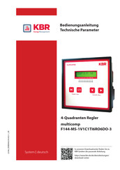 KBR multicomp F144-3 Bedienungsanleitung, Technische Parameter