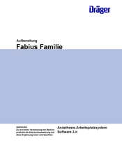 Dräger Fabius-Serie Gebrauchsanweisung