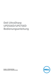 Dell UltraSharp UP2716D Bedienungsanleitung
