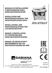 Sabiana NO-STRAT Installations- Und Wartungsanleitung