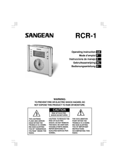 Sangean RCR1 Bedienungsanleitung