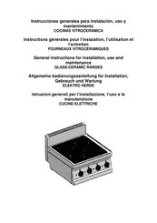 edenox VITROCERAMICA-600 Allgemeine Bedienungssanleitung Für Installation, Gebrauch Und Wartung